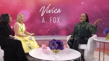 Retrofete Aubriella Shirt worn by Vivica A. Fox as seen in Today with Jenna & Sheinelle on May 21, 2026