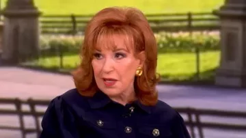 Cinq a Sept Julieta Cropped Jacket worn by Joy Behar as seen in The View on May 20, 2026