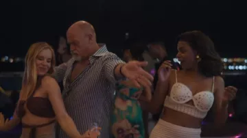 Magda Butrym Crop Top de punto que lleva Yaliza Burgos como se ve en Your Friends & Neighbors (S02E05)