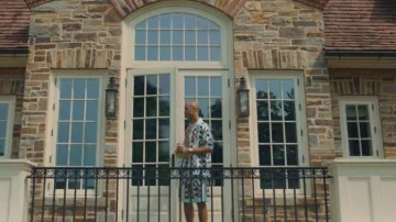Gucci Printed Shorts worn by Nick Brandes as seen in Your Friends & Neighbors (S02E05)