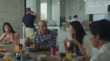 Gucci White Leather Trim Horsebit Dress worn by Sam Levitt (Olivia Munn) as seen in Your Friends & Neighbors