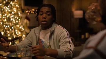 Palm Angels Crossroads Bears T-shirt worn by Noah Stile (Cedric Joe) as seen in Nemesis (S01E04)