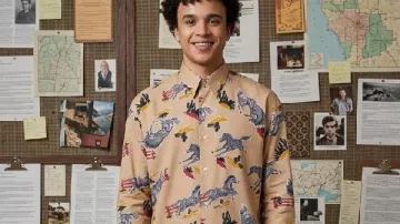Elsbeth S03 Hayward Leach Horse Print Shirt in Elsbeth (S03)