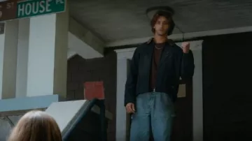 Jason Wu Garment Washed Cotton Canvas Jacket worn by John Logan (Antonio Cipriano) as seen in Off Campus (S01E03)