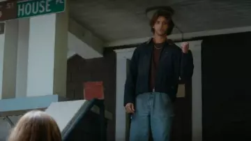 Jason Wu Garment Washed Cotton Canvas Jacket worn by John Logan (Antonio Cipriano) as seen in Off Campus (S01E03)