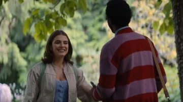 Carhartt WIP Santa Fe Bomber Jacket worn by Hannah Wells (Ella Bright) as seen in Off Campus (S01E04)