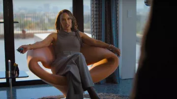 Rick Owens Maglia Asymmetric Wool Top worn by Charlie (Sophina Brown) as seen in Nemesis (S01E05)