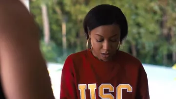 Urban Outfitters Vintage USC Trojans Sweatshirt worn by Candace Stiles (Gabrielle Dennis) as seen in Nemesis (S01E08)