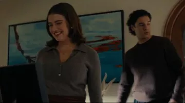 Reformation Florentina Cashmere Cardigan worn by Hannah Wells (Ella Bright) as seen in Off Campus (S01E05)