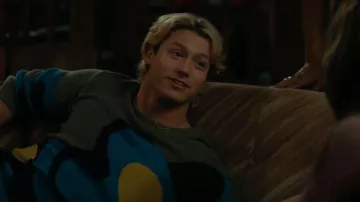 Paul Smith Flower Itarsia Knit Sweater worn by Dean Di Laurentis (Stephen Kalyn) as seen in Off Campus (S01E06)