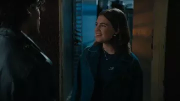 Levi's Biker Jacket worn by Hannah Wells (Ella Bright) as seen in Off Campus (S01E06)