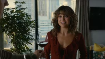 Wilfred Frenchy Blouse worn by Allie Hayes (Mika Abdalla) as seen in Off Campus (S01E06)