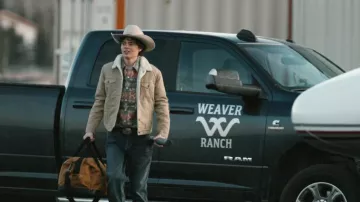 Levi’s Type Iii Sherpa Trucker Jacket worn by Tate Dutton (Brecken Merrill) as seen in Marshals (S01E13)