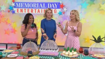 Gucci Reversible Logo-Plaque Belt worn by Sheinelle Jones as seen in Today with Jenna & Sheinelle on May 22, 2026