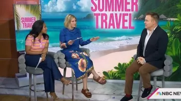 Celine Polly Wedge Mule worn by Jenna Bush Hager as seen in Today with Jenna & Sheinelle on May 22, 2026