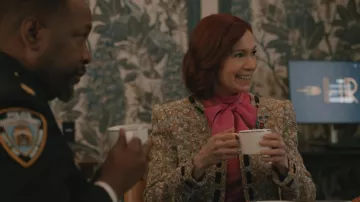 Milly Roman Tweed Ribbon Jacket worn by Elsbeth Tascioni (Carrie Preston) as seen in Elsbeth (S03E20)