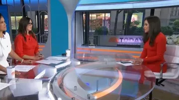 Veronica Beard Nami Knit Dress worn by Kaylee Hartung as seen in Today on May 25, 2026