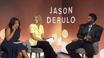 Stella McCartney Compact Knit Peplum Midi-Dress worn by Sheinelle Jones as seen in Today with Jenna & Sheinelle on May 25, 2026