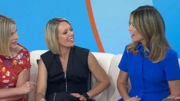 Theory Tailored Short Sleeve Shirtdress worn by Savannah Guthrie as seen in Today on May 26, 2026