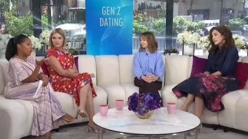 Giuseppe Zanotti Vanilla 85 Marinetti Mule worn by Jenna Bush Hager as seen in Today with Jenna & Sheinelle on May 26, 2026