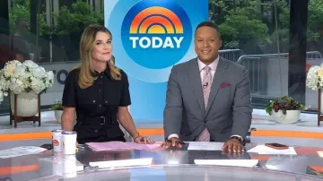 Burberry Bridget Trench Wool Dress worn by Savannah Guthrie as seen in Today on May 27, 2026