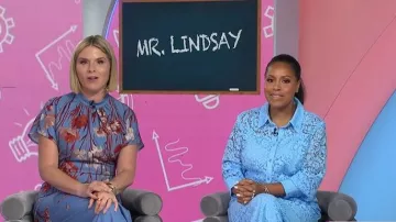 Ann Taylor Lace Shirt worn by Sheinelle Jones as seen in Today with Jenna & Sheinelle on May 27, 2026