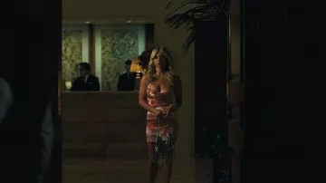Versace Embellished Printed Silk Satin Midi Dress worn by Cassie Howard (Sydney Sweeney) as seen in Euphoria (S03E07)