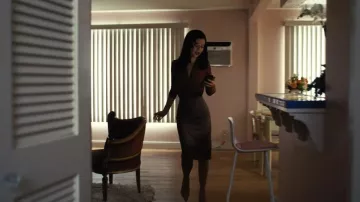Saint Laurent Pencil Skirt worn by Maddy Perez (Alexa Demie) as seen in Euphoria (S03E07)