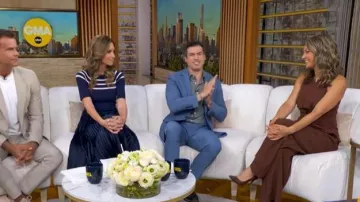Mon Renn Chiara Pants worn by Ginger Zee as seen in Good Morning America on  May 28, 2026