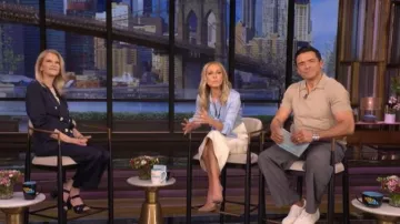 Veronica Beard Chesterfield Dickey Jacket worn by Martha Raddatz as seen in LIVE with Kelly and Mark on  May 26, 2026
