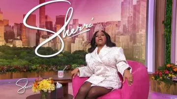 Schiaparelli Double Breasted Jacket worn by Sherri Shepherd as seen in Sherri on May 21, 2026