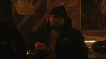 Boneyard Chop Shop Jacket worn by Stanley 'Papa' Jackson (Shamon Brown Jr.) as seen in The Chi (S08E01)