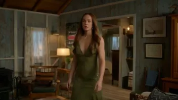 Reformation Ziva Maxi Dress worn by Maggie Sullivan (Morgan Kohan) as seen in Sullivan's Crossing (S04E07)