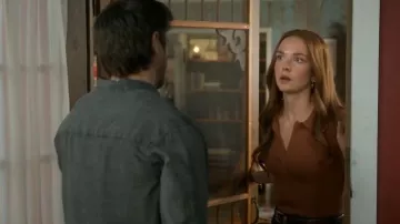 Sezane Eloy Jumper worn by Maggie Sullivan (Morgan Kohan) as seen in Sullivan's Crossing (S04E08)