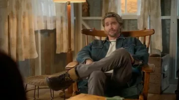 Carhartt WIP Lincoln Shirt Jacket worn by Cal Jones (Chad Michael Murray) as seen in Sullivan's Crossing (S04E08)