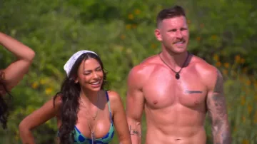 Solkissed Lali Top Spiaggia worn by Kayla Richart as seen in Perfect Match (S04E08)