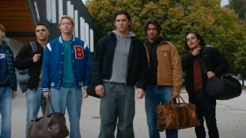 Reebok ATR Hoopwear Jacket worn by John Tucker (Jalen Thomas Brooks) as seen in Off Campus (S01E07)