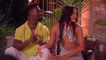 Dawson Relaxed Short Sleeve Cuban Collar Shirt worn by Yamen Sanders as seen in Perfect Match (S04E08)