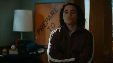 H&M Move Regular Fit Track Jacket worn by John Tucker (Jalen Thomas Brooks) as seen in Off Campus (S01E08)