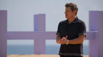 Wax London Lido Short Sleeve Shirt worn by Nick Lachey as seen in Perfect Match (S04E08)