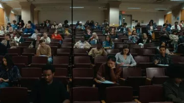 Obey Vesta Shirt Jacket worn by Dexter (Miles Gutierrez-Riley) as seen in Off Campus (S01E08)