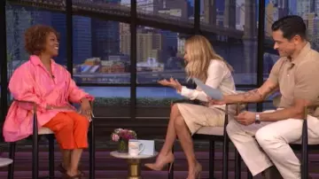 Daniela Gregis Daniela Gregis Silk Taffeta Venice Blouse worn by Alfre Woodard as seen in LIVE with Kelly and Mark on May 29, 2026