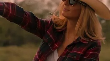 Dutton Ranch 2026 Flannel Shirt worn by Beth Dutton (Kelly Reilly) as seen in Dutton Ranch