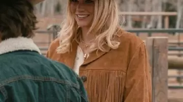 Marshals 2026 Fringe Jacket worn by (Ellyn Jameson) as seen in Marshals