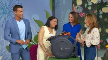 Ba&Sh Albin Top worn by Lori Bergamotto as seen in Good Morning America on May 29, 2026
