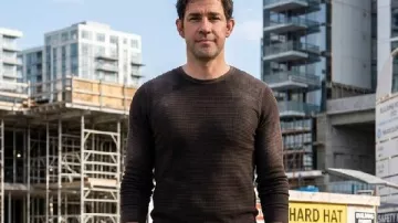 Jack Ryan: Ghost War John Krasinski Black Shirt worn by Jack Ryan (John Krasinski) as seen in Tom Clancy's Jack Ryan: Ghost War