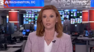 Ann Taylor One Button Fitted Blazer worn by Kelly Odonnell as seen in Today on  May 29, 2026
