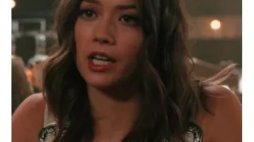 Marshals Buckle Studded Top worn by (Morgan Lindholm) as seen in Marshals (S01)