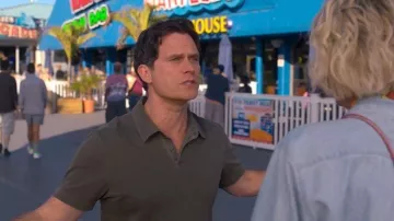 James Perse Sueded Jersey Polo worn by Mark (Steven Pasquale) as seen in The Four Seasons (S02E04)