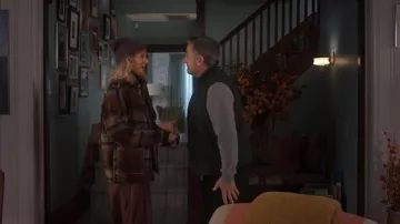 Old Navy Wool-Blend Plaid Chore Jacket worn by Anne Pagano (Kerri Kenney-Silver) as seen in The Four Seasons (S02E06)
